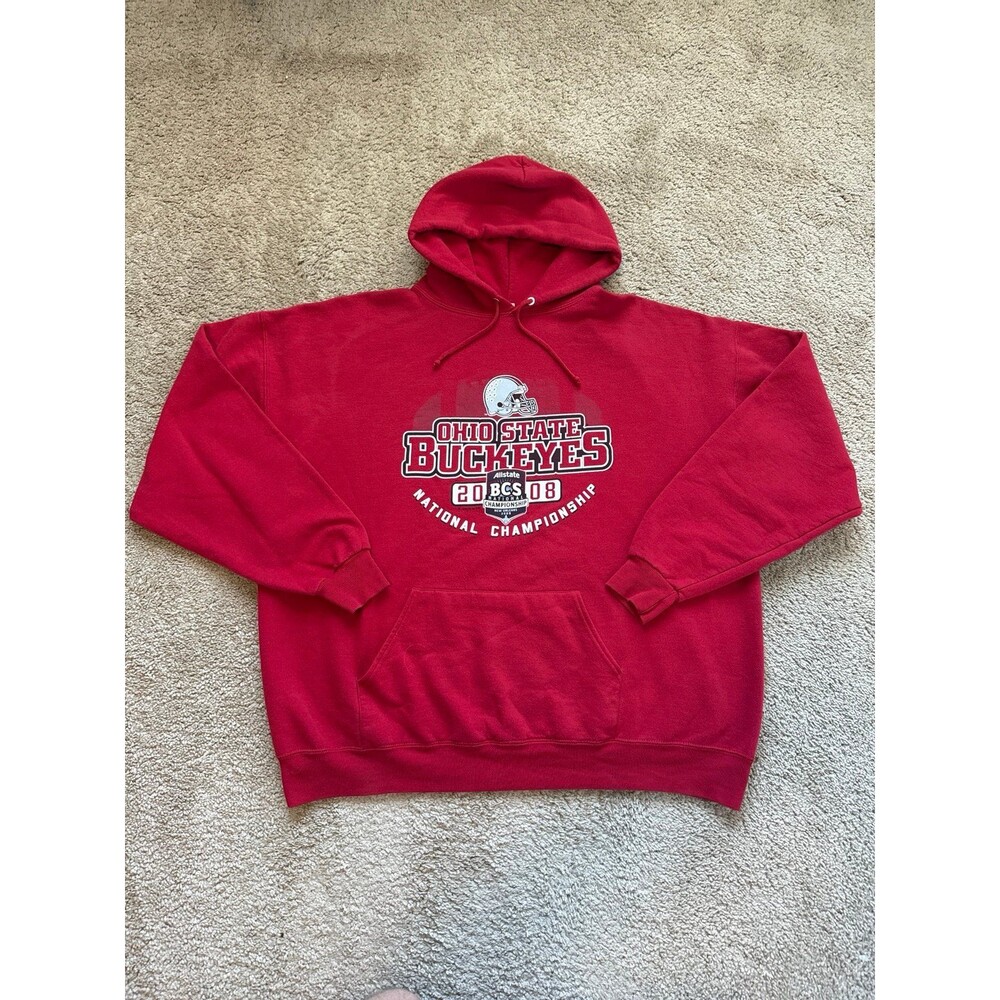 Ohio State Buckeyes Football 2008 National Championship Men’s Hoodie Size 2XL
